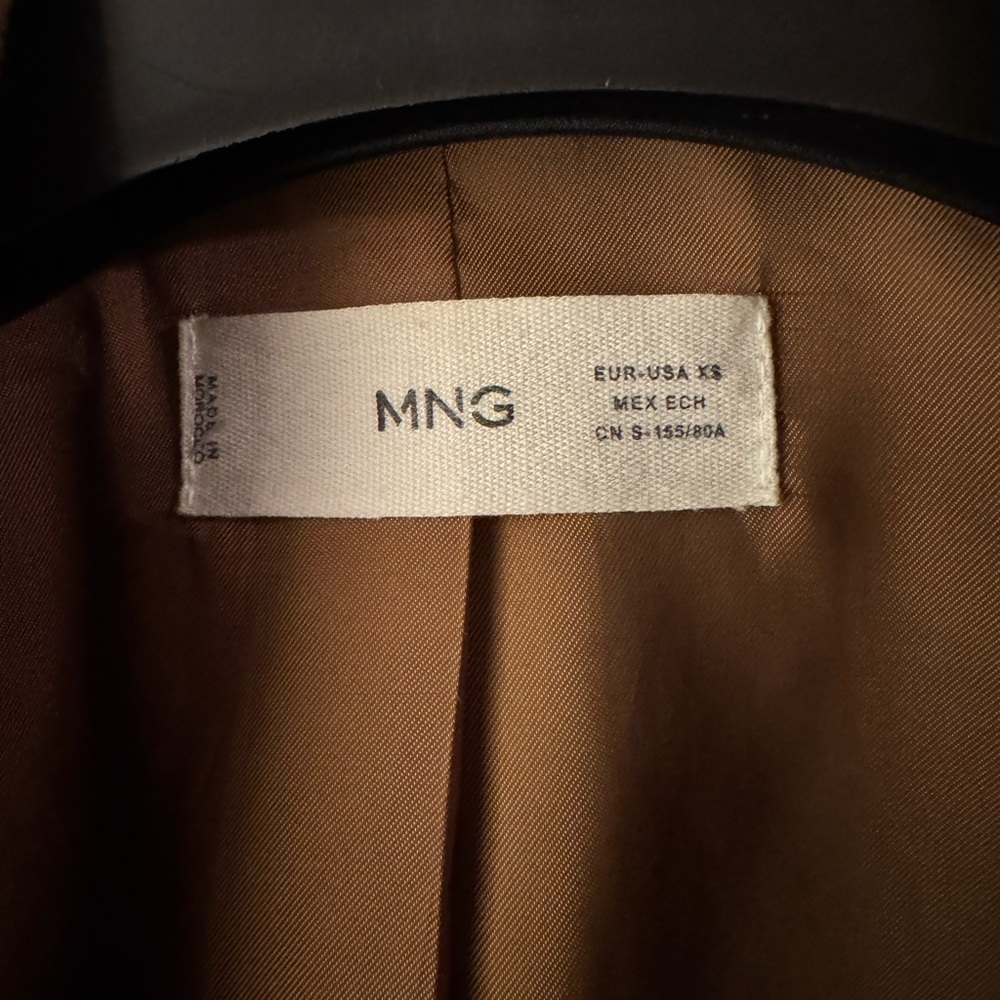 Mango wool blend Tan Blazer - Picture 5 of 9